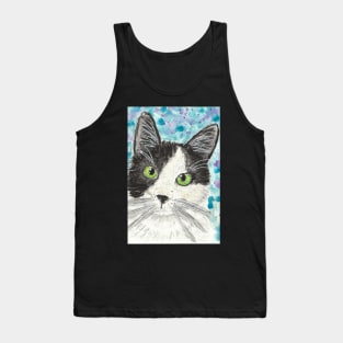 Cute cat face Tank Top